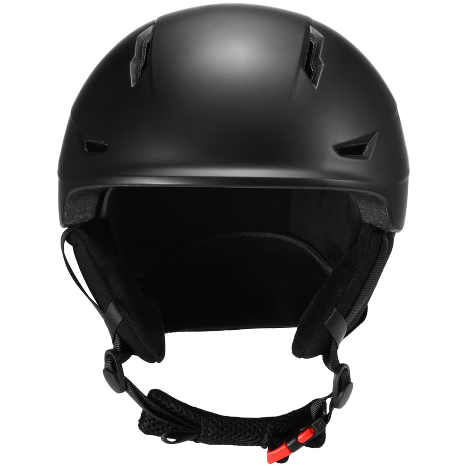 Kavolet Casque de snowboard pour adulte, casque de ski pour homme/femme avec cache-oreilles amovibles Casque de ski de sécurité avec lunettes de protection Sangles fixes Ski professionnel Casque de