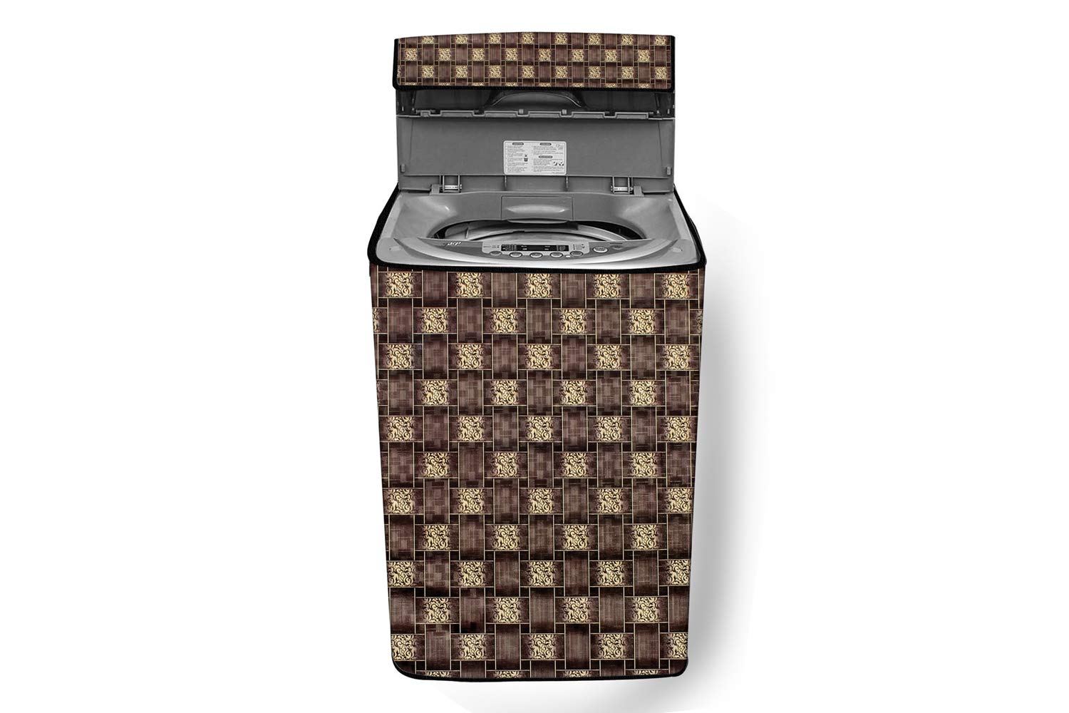 Stylista Washing Machine Cover Compatible for LG 7.0 kg Fully-Automatic Top Load T8081NEDLJ Color Multi