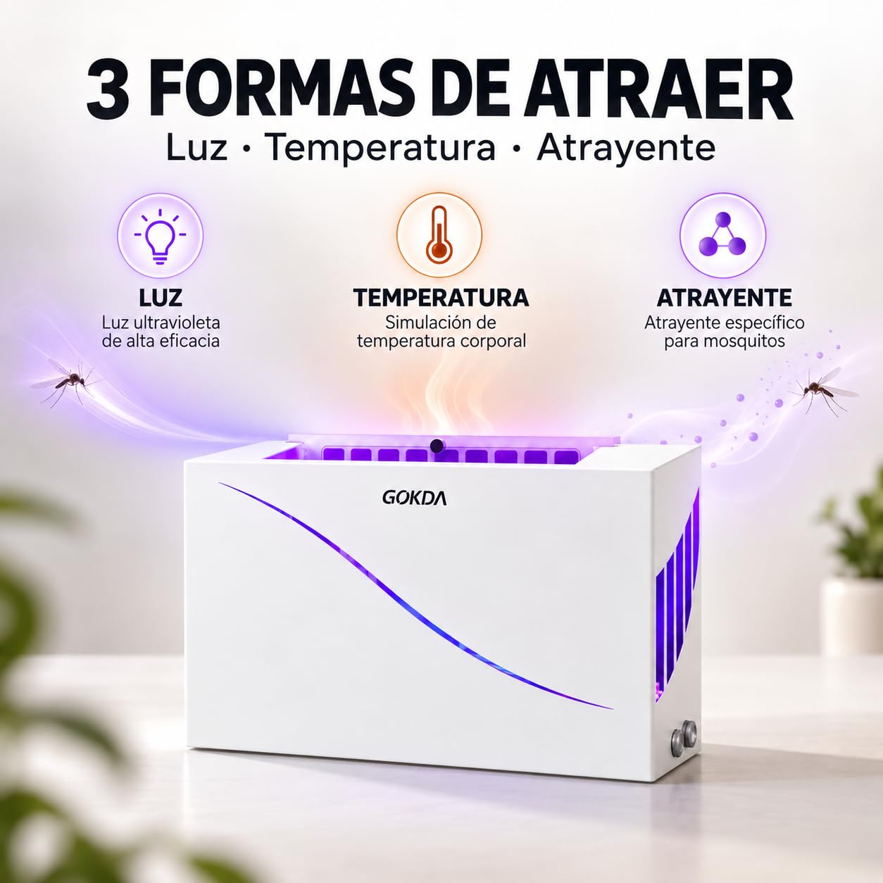 Nest 1 Home Trappola antizanzare adesiva per interni fino a 50 m²