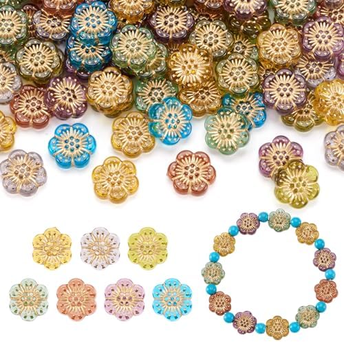 Beadthoven 100pcs Gold Heart Charms - Stainless Steel Pendants For Jewelry Making