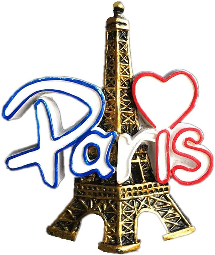 MUYU MagnetSouvenir 3D Eiffel Tower Paris France Fridge Travel Gift Home Kitchen Decoration ic Sticker, Paris Refrigerator Collection