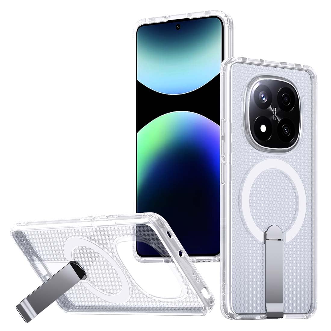 Funda Magnética Para Xiaomi Redmi Note 14 4G – Disipación De Calor, Soporte Oculto Y Carga Compatible