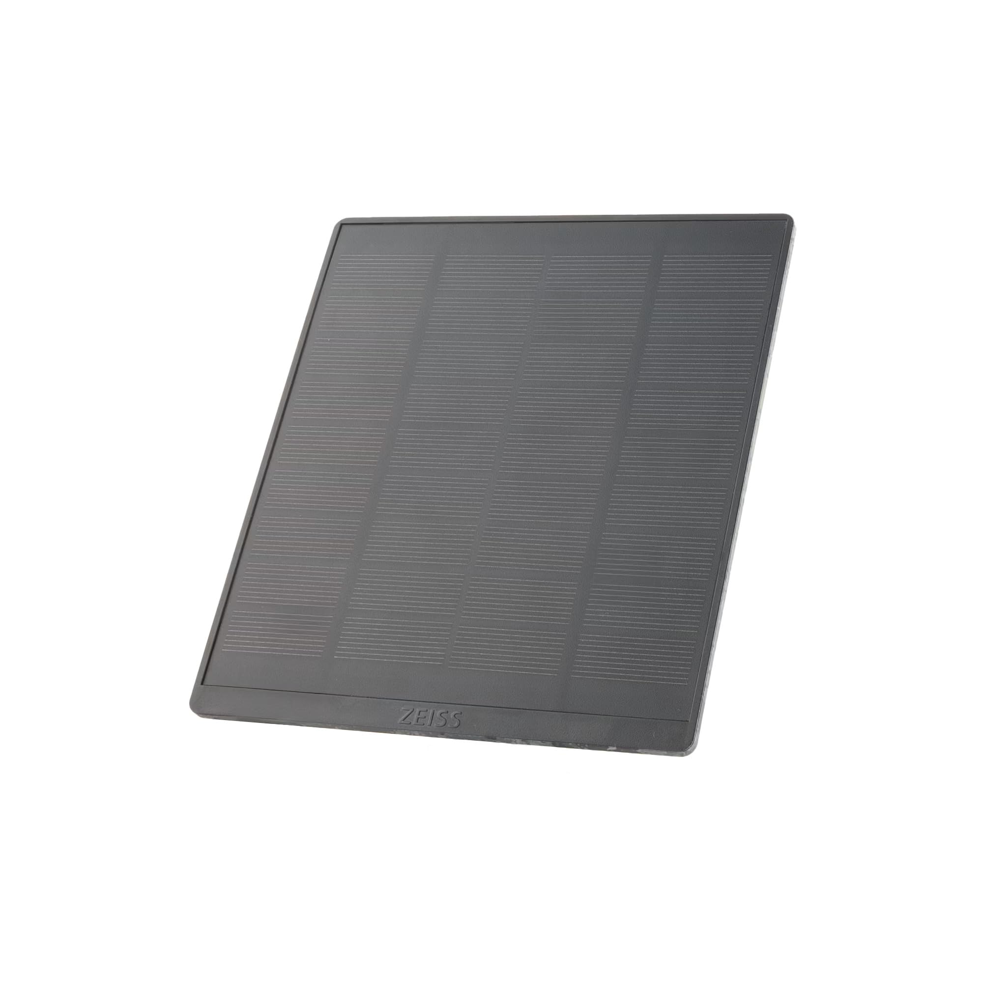 ZEISS Solar-Panel Mini – 2,500 mAh Solar Charger for Wildlife Cameras – 12V/6V Output, IP66 Weatherproof, 5m Cable, Universal Mount, USB-C, for Trail & Outdoor Surveillance