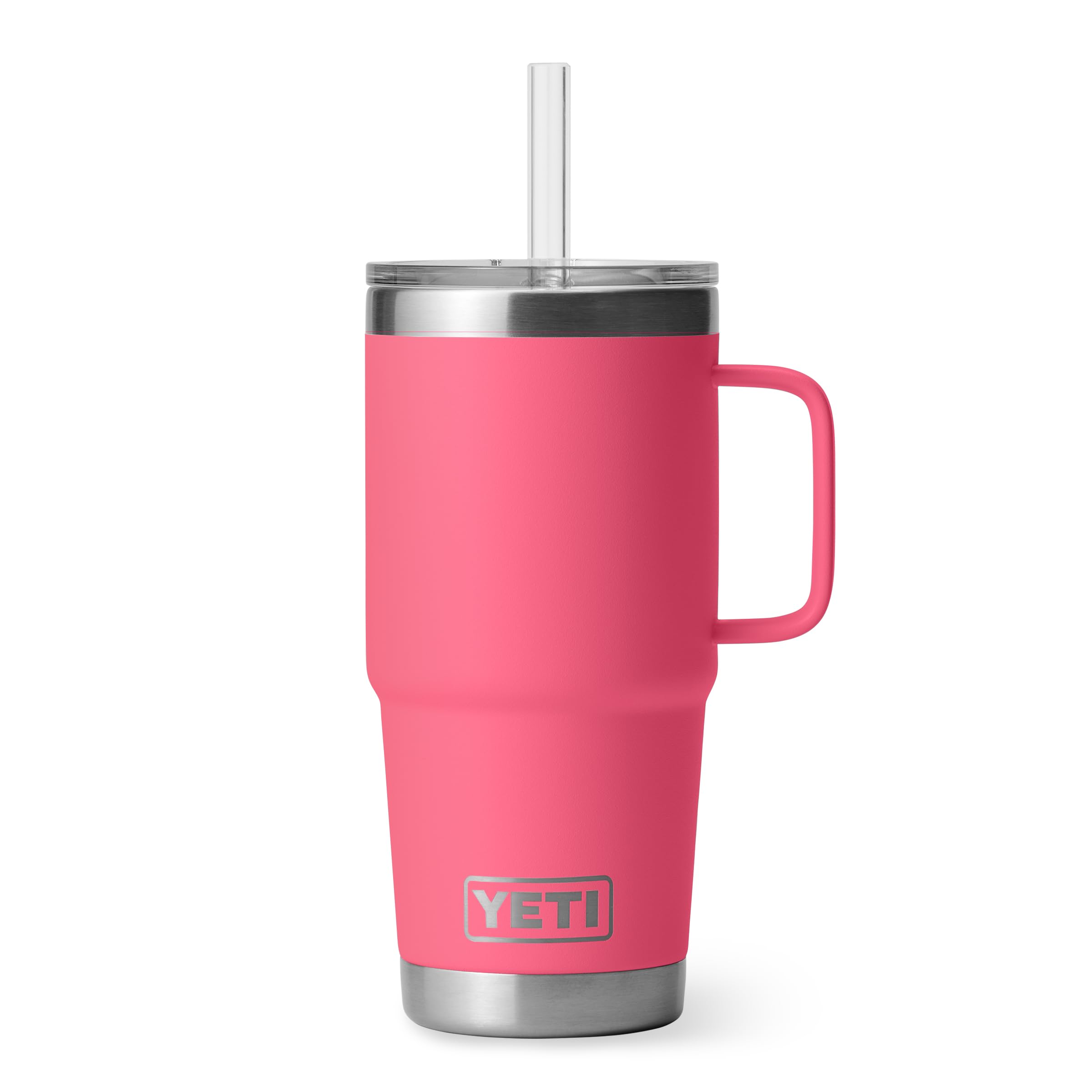 Yeti Rambler 25 Oz Straw Mug Tropical Pink