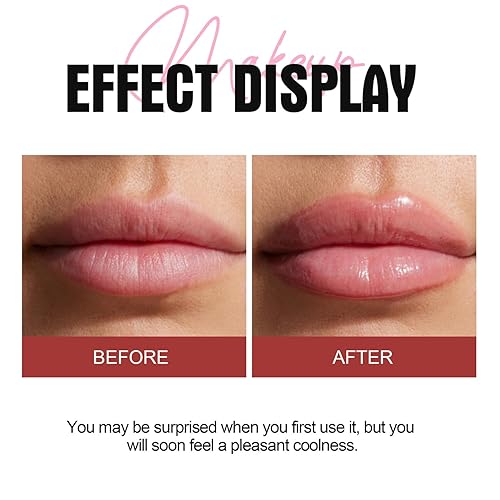 Miniatura 2 de iBooondee 6 colores ultra hidratantes y nutritivos regordete y pout lipper, acabado brillante, brillo de labios más completo, brillo de labios