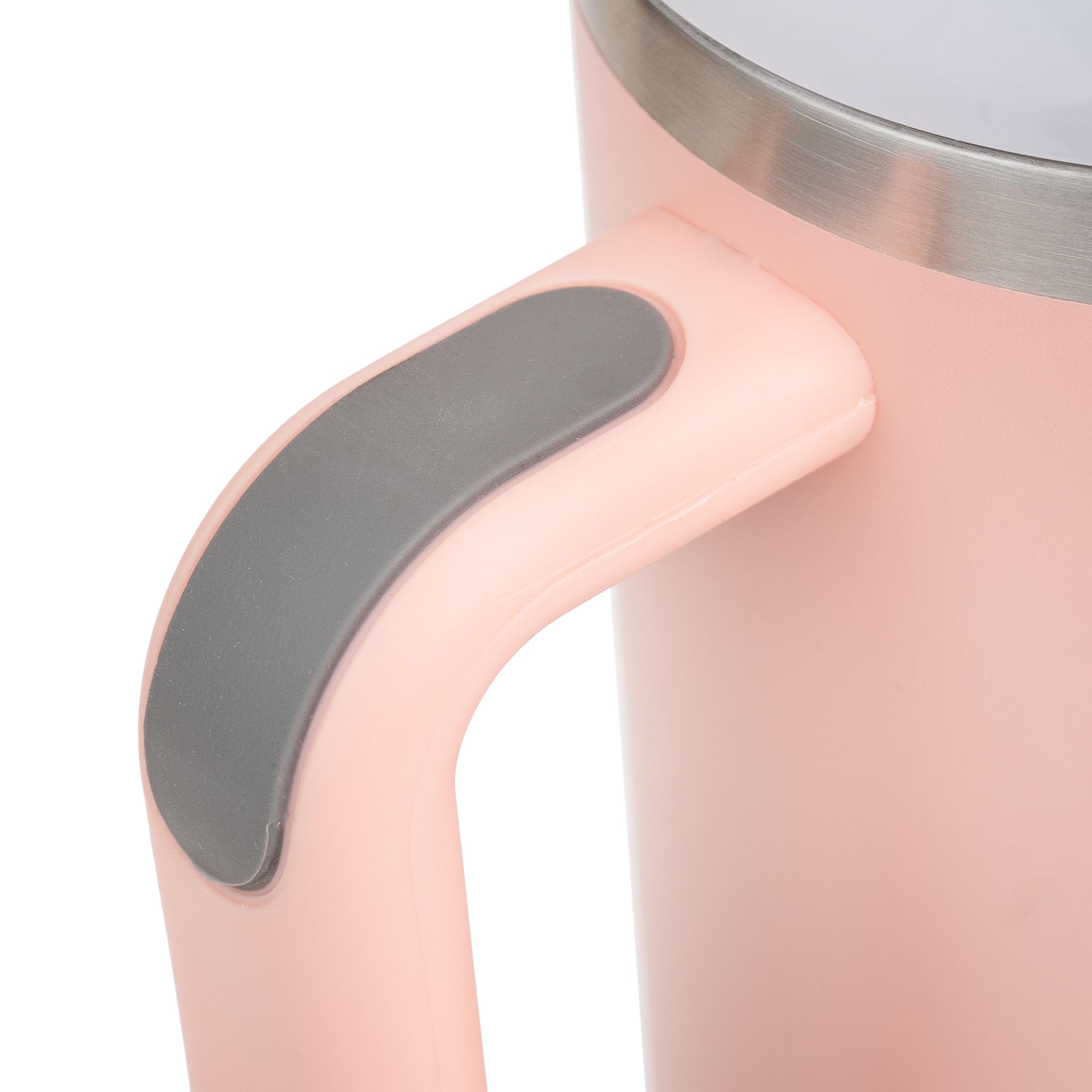 Wanapix | Taza Térmica Rosa XL Personalizada | Conserva Frío y Calor | Inicial