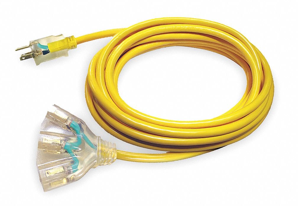 Power First 10 ft. 3-Outlet Extension Cord 14/3