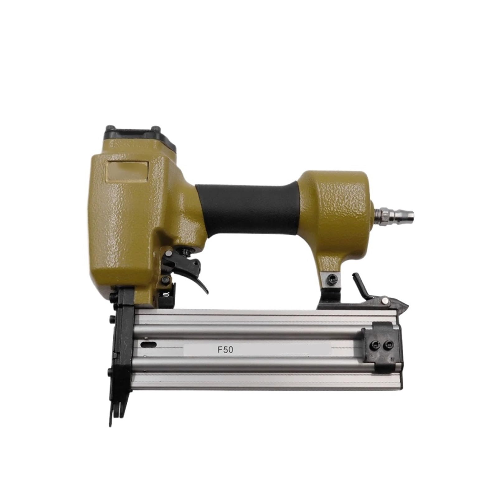 Grapadora neumática sin aceite Clavadora neumática 18Ga F50, grapadora de aire, clavos de 25-50mm for tapicería, muebles, sofás, herramienta de fabricación de carpintería