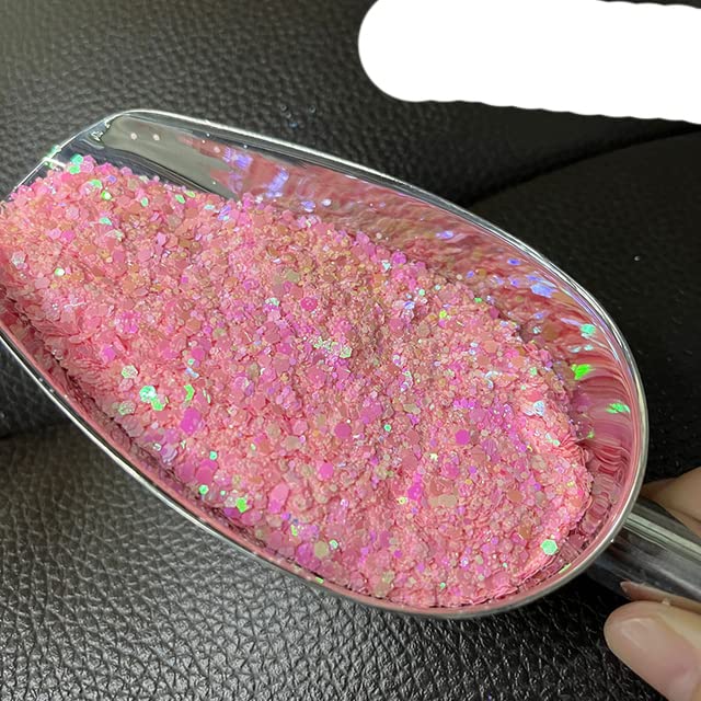 100g 500g Esagonale Formato Della Miscela Colore Della Caramella Occhio Viso Artigianato Unghie artistiche Paillettes Glitter Chunky Bulk Powder-7-500g