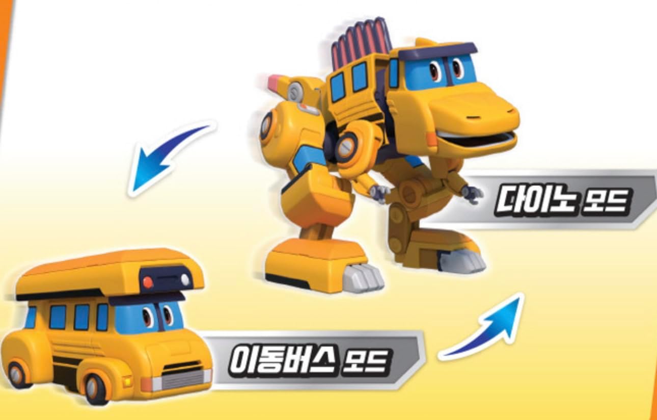 GoGo Dino Transforming Dino Bus Figure – Spino