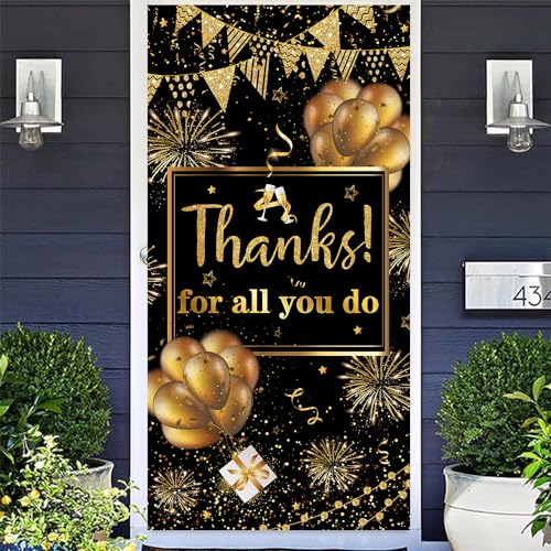 Funda de puerta 'Thanks for All You Do' 70.8"X35.4" miniatura 2