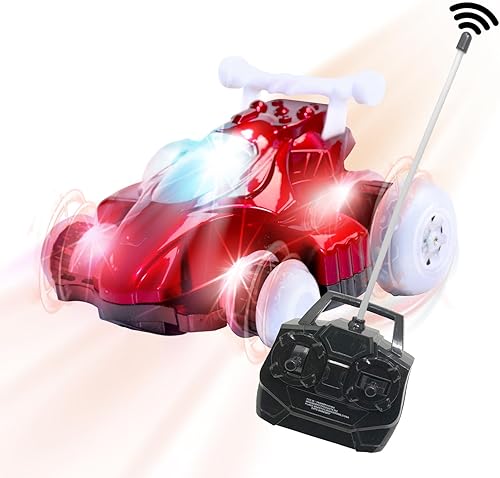 Miniatura 6 de Mindscope La acción del truco rojo del control de radio de Hoverquad enciende el vehículo LED 27 MHz