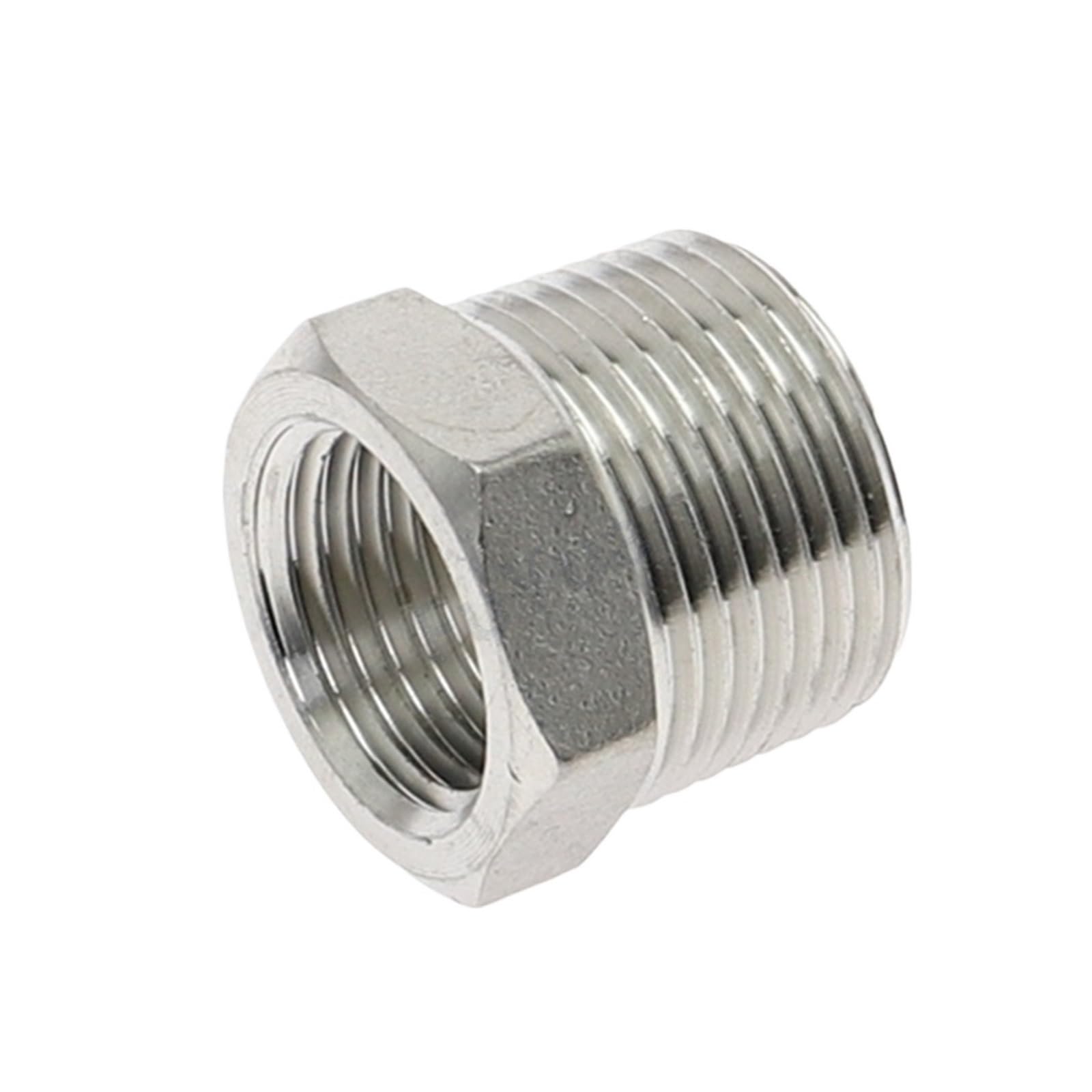 ICXLPMC Reducer Bushing Male x Female 1/8" 1/4" 1/2" 3/4" 1" 1-1/4" 1-1/2" Threaded Stainless Steel SS 304 Plumbing Pipe Fittings(DN25 to DN8) ICXLPMC