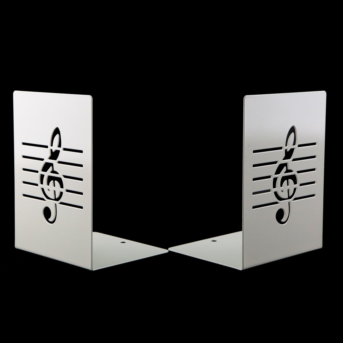 Buchstützen Musiknoten & Gitarre – Aus Metall, Rutschfest & Dekorativ