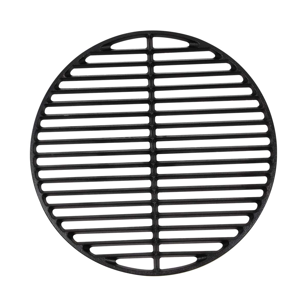 KAMaster 15" Cast Iron Cooking Grid Grates Big Green Egg Parts Round Cooking Grate for Medium Big Green Egg Accessories BBQ Parts Round Grill Grate Accessories