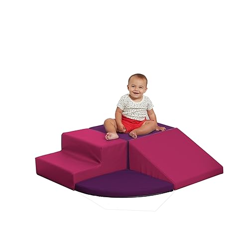 Miniatura 10 de SoftScape - Escalador de esquina para niños pequeños, estructura de juego activo para interiores para niños pequeños y niños, espuma suave segura
