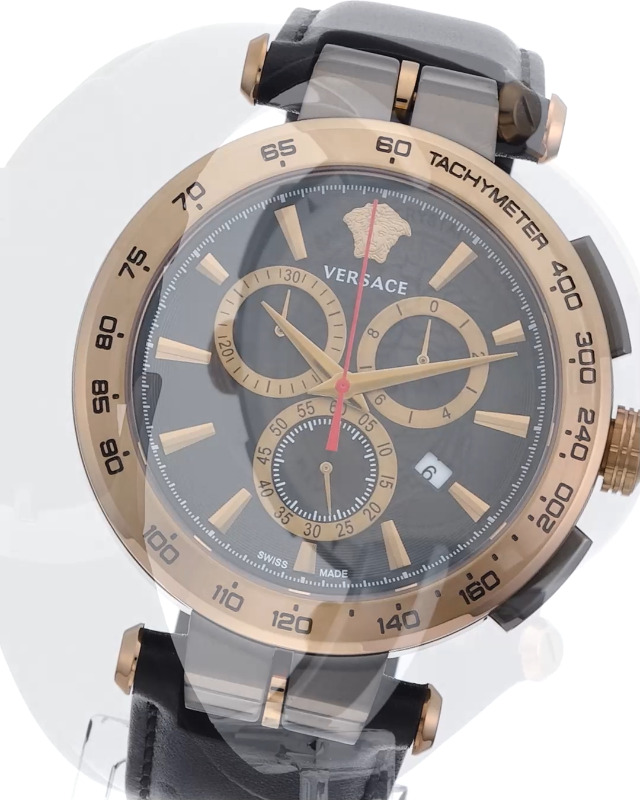 Amazon | [ヴェルサーチェ] 腕時計 Watch AION Chrono gent