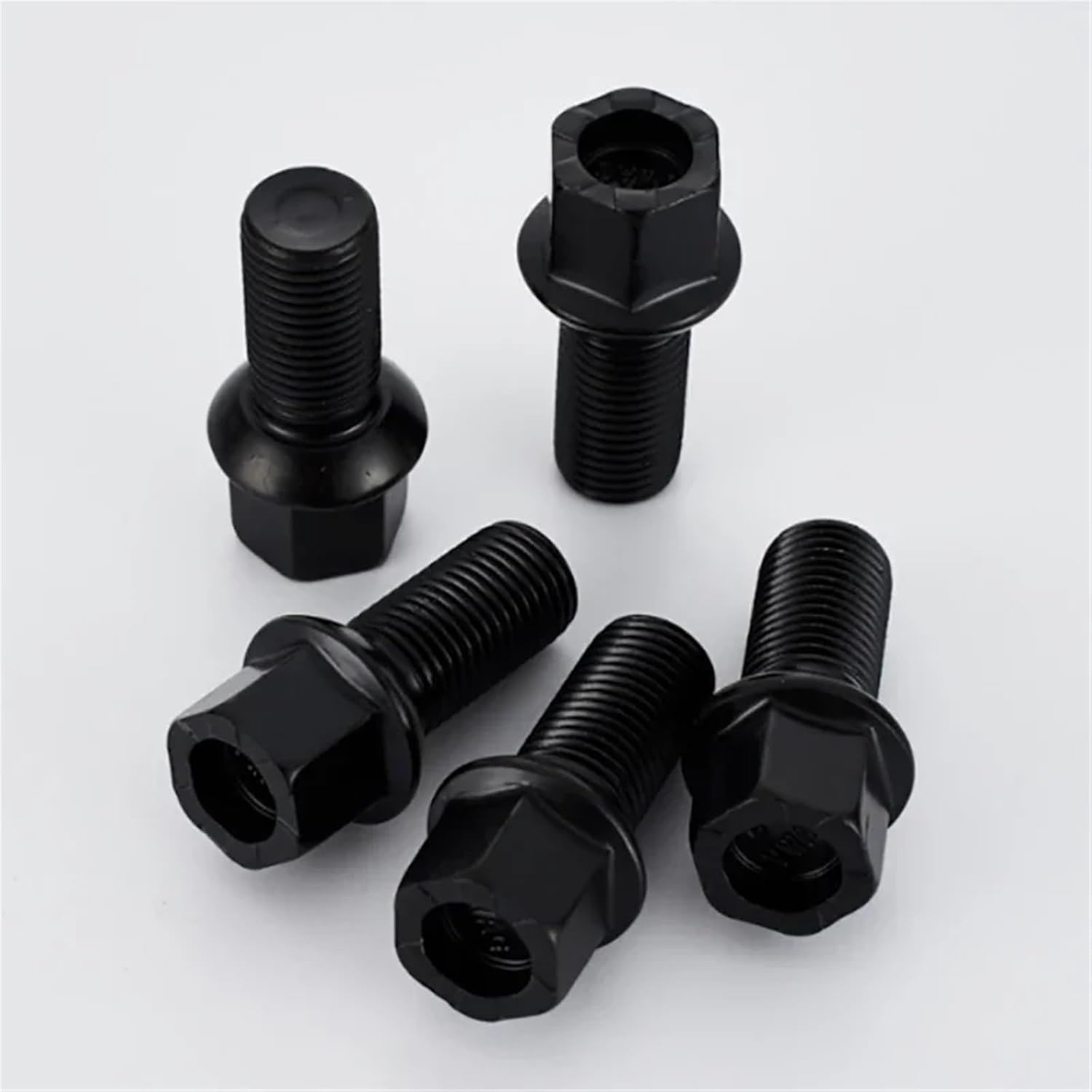 Alloy Wheel Nuts Compatible with A6L A4L A5 A6 A7 A8 C7 5PCs Tire Screw Hub Bolts Screw M14*1.5 Alloy Wheel Fasteners Car Accessories