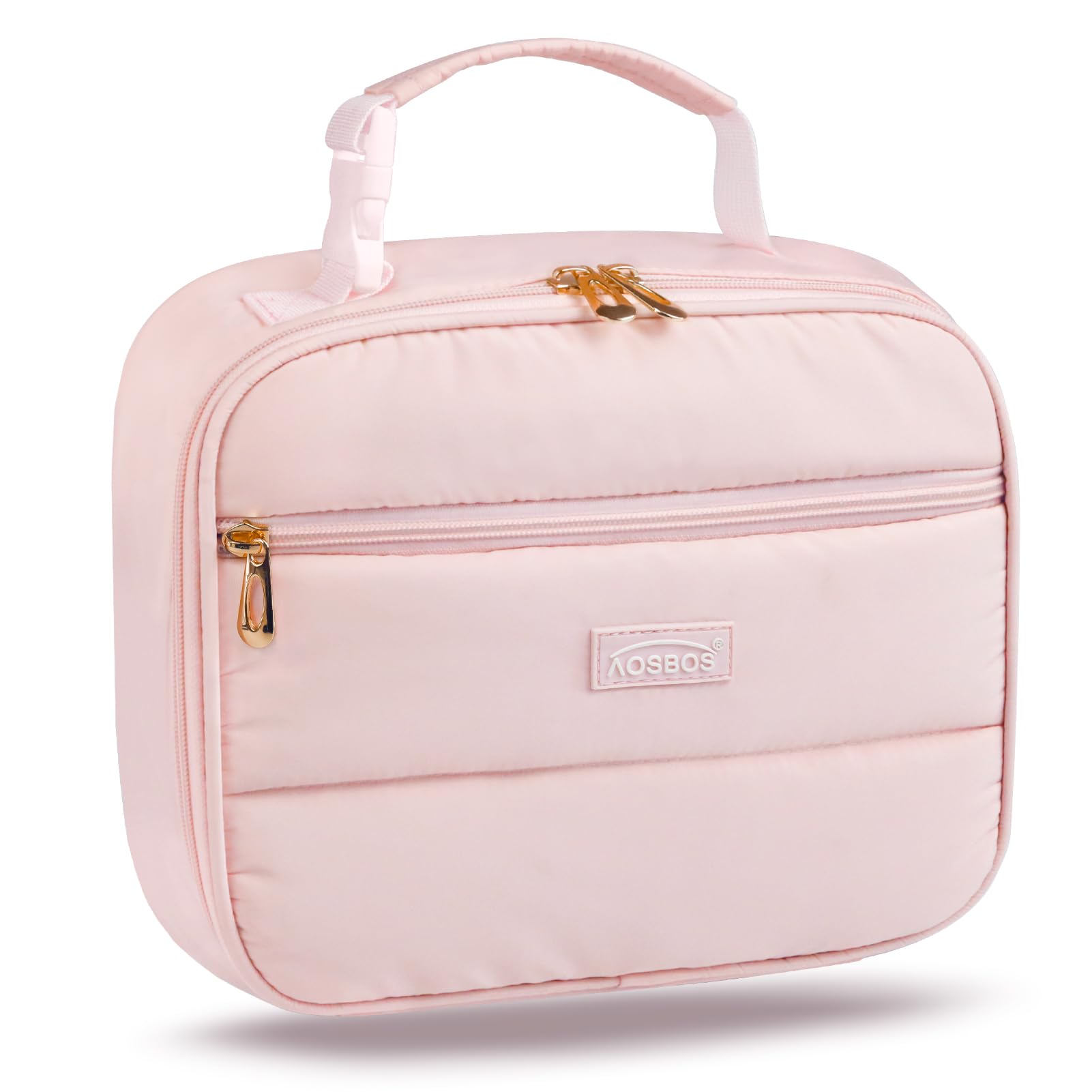 Aosbos Insulated Lunch Bags for Women Girls Ladies Portable Soft Cool Bag Lunchbox Reusable Thermal Water-Resistant Cooler Tote for School Work Picnic Outdoor