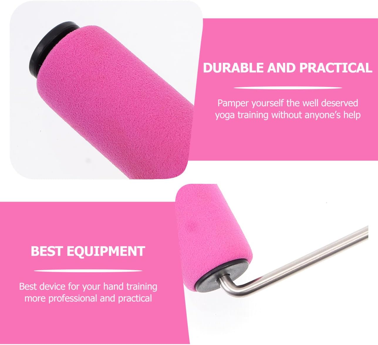 Milisten Yoga Handheld Trainer Multi-Functional Hand Trainer Wrist Exerciser Strengthener