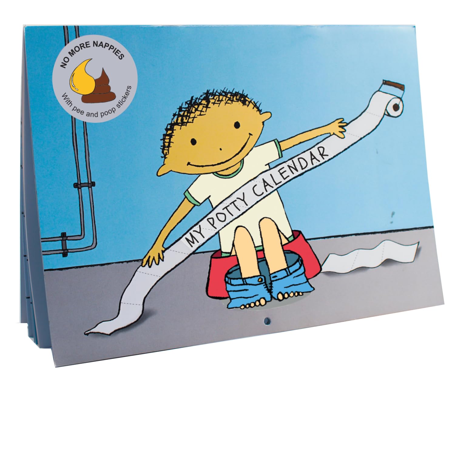 My Potty Calendar: A Potty Training Book with Sticker Rewards and Weekly Charts. No More Nappies in a Fun Way