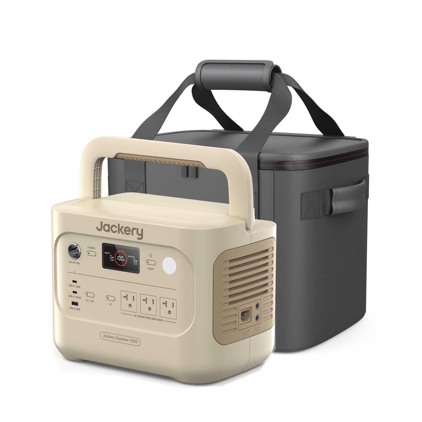Jackery ポータブル電源 1000 New 収納バッグ付き 2点セット 1070Wh 1