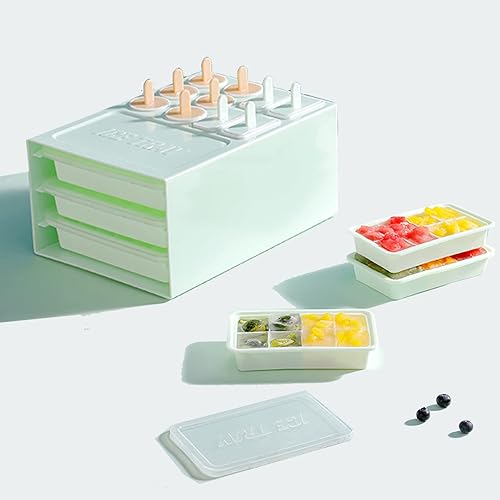 Molde de hielo multifuncional de silicona de fácil liberación y 14 bandejas flexibles para cubitos de hielo, 10 moldes de hielo sin BPA para whisky, disponible en Yaxa Venezuela