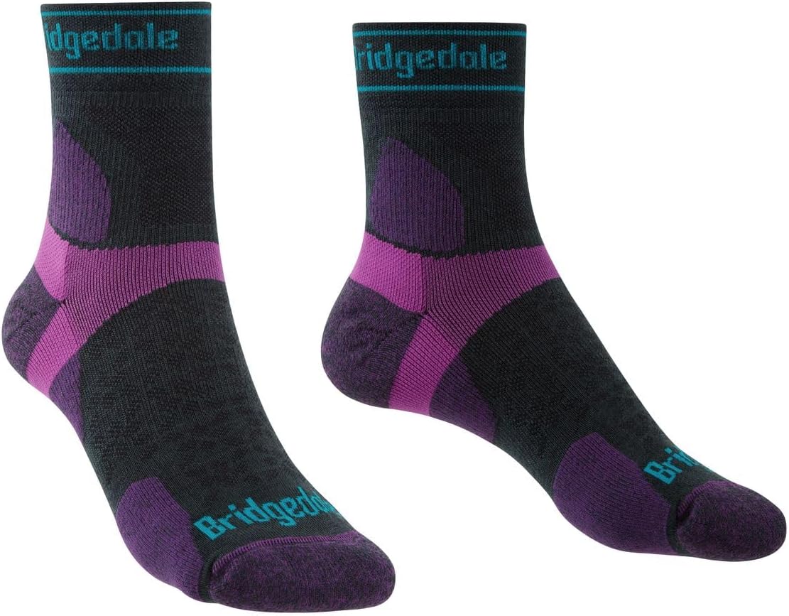 Bridgedale womens Trail Run Ultralight T2 Merino Performance ¾ Crew