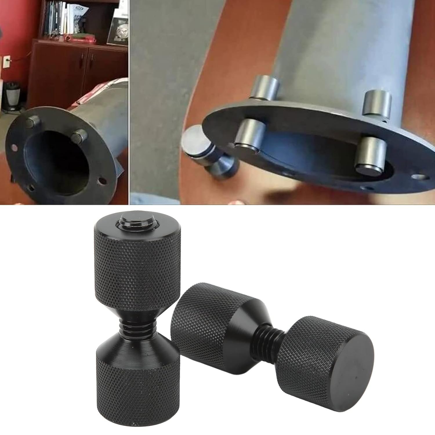 Lot de 2 Goupilles à à Deux Trous, Aligneur de de Tuyau en Aluminium à 2 Trous, Jeu de Goupilles D'alignement à pour Voiture