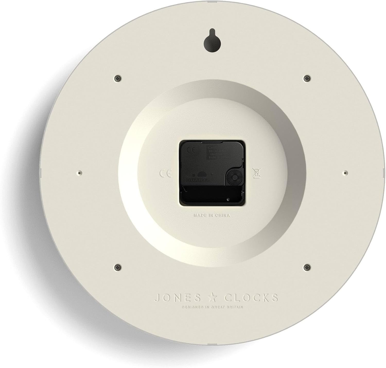 JONES CLOCKS® Strand Wall Clock | Modern Classic Convex Clock | 12 inch | Pale Blue | Roman Numerals| Ideal for The Kitchen, Living Room, Office or Bedroom