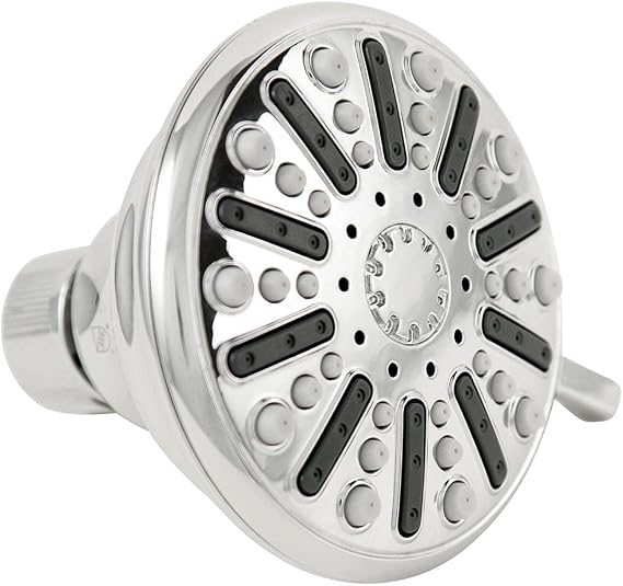 Glacier Bay 3-Spray 3.45 in. Fixed Shower Head in Chrome