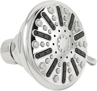 Glacier Bay 3-Spray 3.45 in. Fixed Shower Head in Chrome