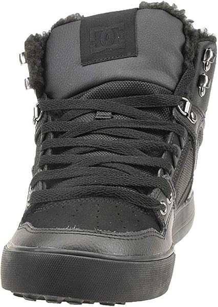 DC Men's Pure High-top Wc Wnt Skate Shoe, Black/Black/Black, 10.5 - 2