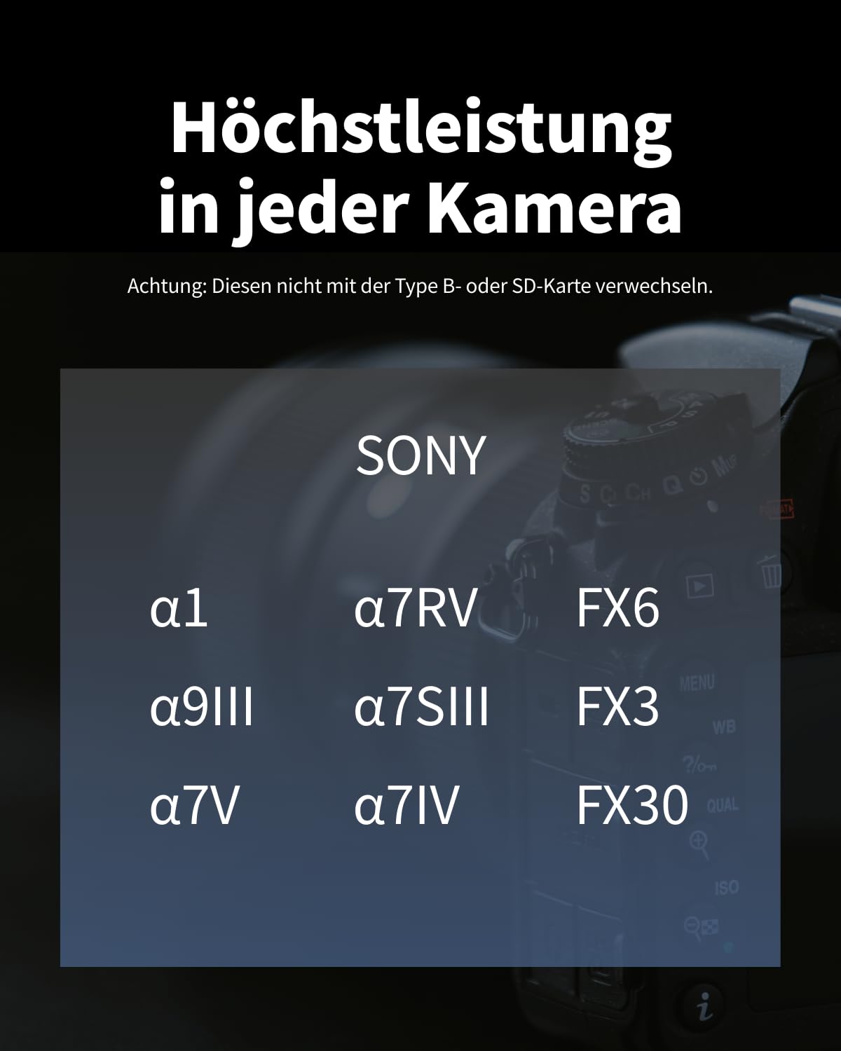 Nextorage CFexpress Typ A Karte 640GB, VPG 800 VPG 400 japanische speicherkarte datenspeicher CF Express Type A Card, Kamera Zubehör für Sony/Fujifilm, A2PRO NX-A2PRO640G