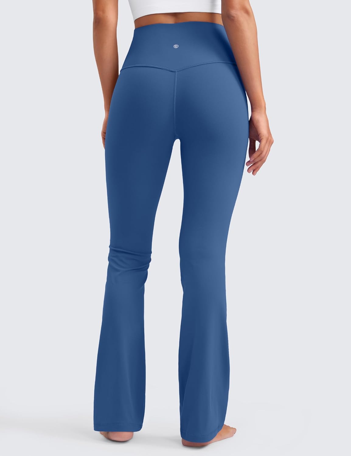 CRZ YOGA Womens Butterluxe High Waist Flare Pants 29" / 30.5" / 32" / 33.5" - Yoga Bootcut Wide Leg with Pocket Lounge