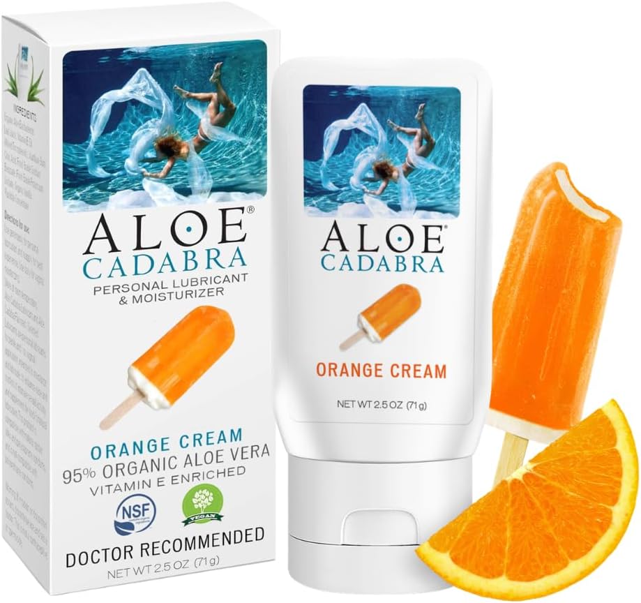Aloe Cadabra Flavored Water Based Personal Lubricant & Vaginal Moisturizer