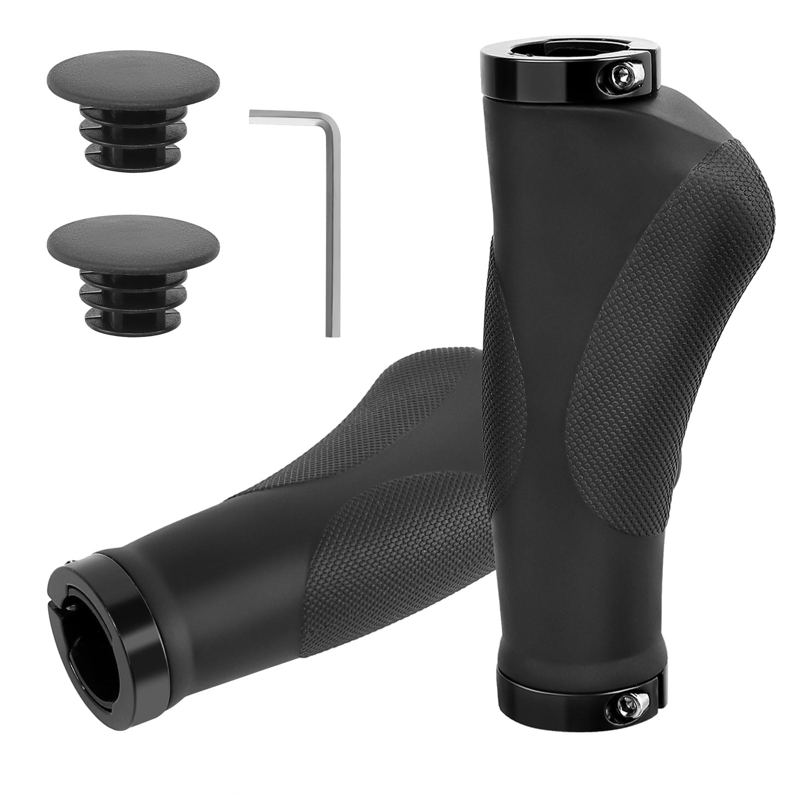 fahrradgriffe gangschaltung Ergonomisch, Rutschfester Fahrrad Griffe mit Sechskant Schraubenzieher, Lenkergriffe Fahrrad Fahrradlenker Griffe für Mountainbikes Cityrad Trekkingrad 130mm Schwarz Sport & Freizeit prod Farbe:black´n´blue Eggrider V2: Smartes Display