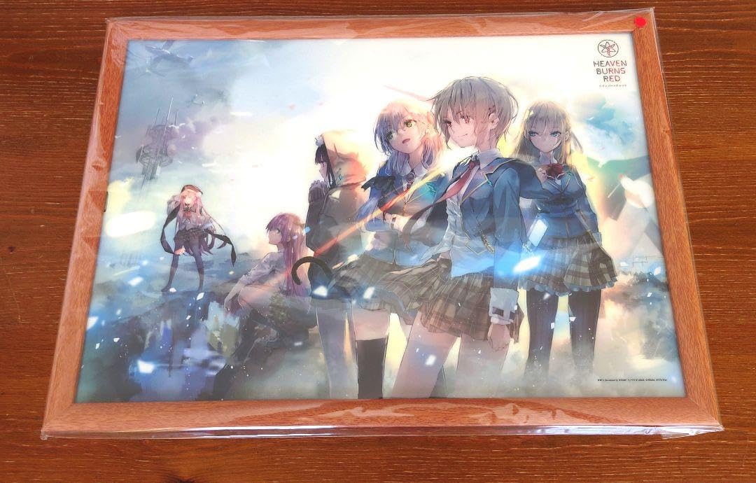 ヘブンバーンズレッド A3クリアポスター額付き 第30G部隊 Amazon