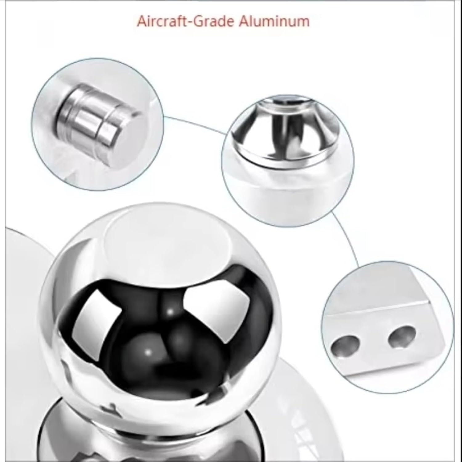 Adjustable Trailer Hitch,Fits 2.5-Inch Receiver 6 Inch Drop/Rise Drop Cushioned Hitch Aluminum Tow Hitches 10000 LBS Truck Trailer Hitch Heavy Duty Towing Hitch Ball Mount