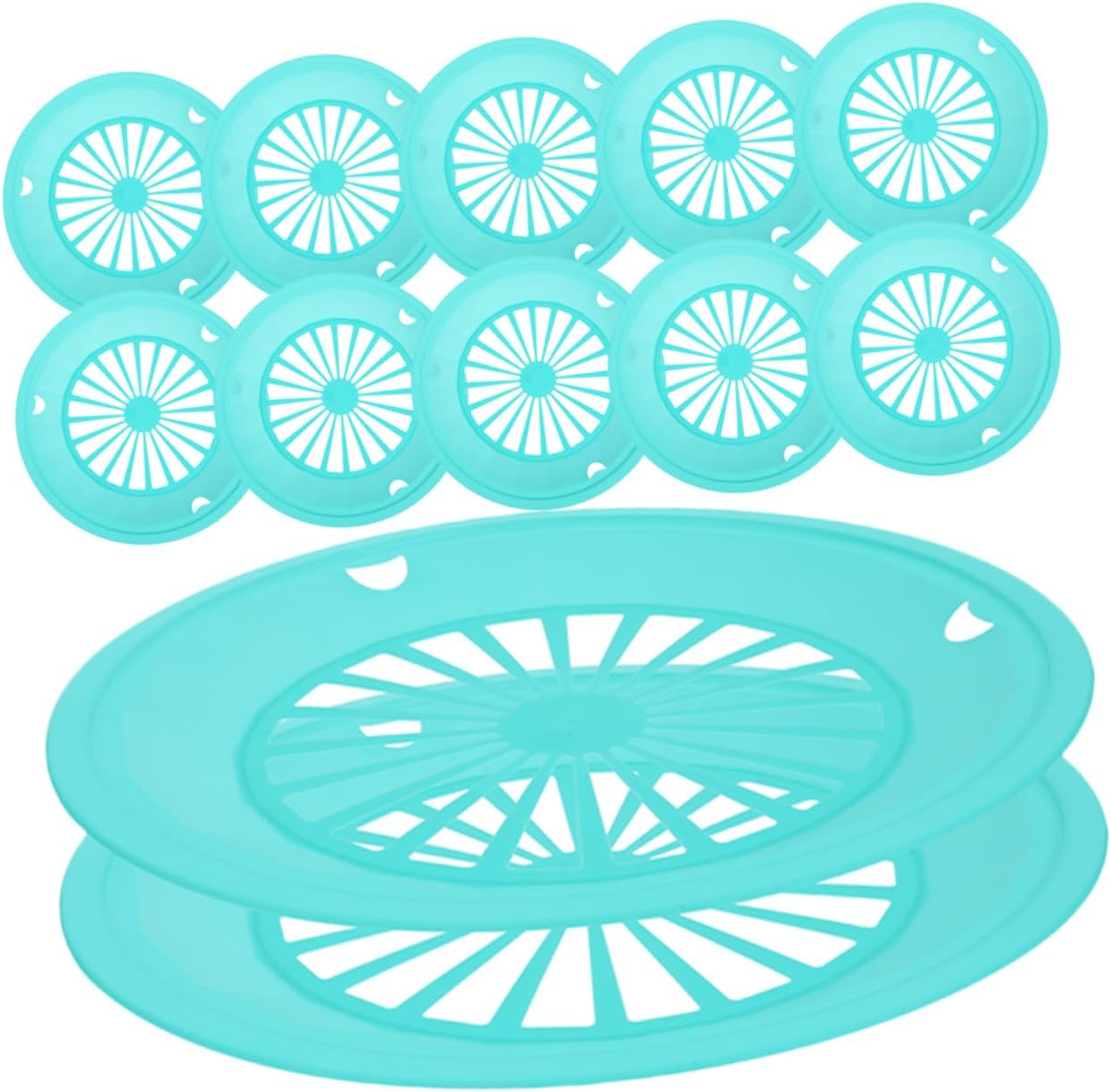 Reusable Paper Plate Holder 12pcs PP for Bbq Picnic Halloween Season