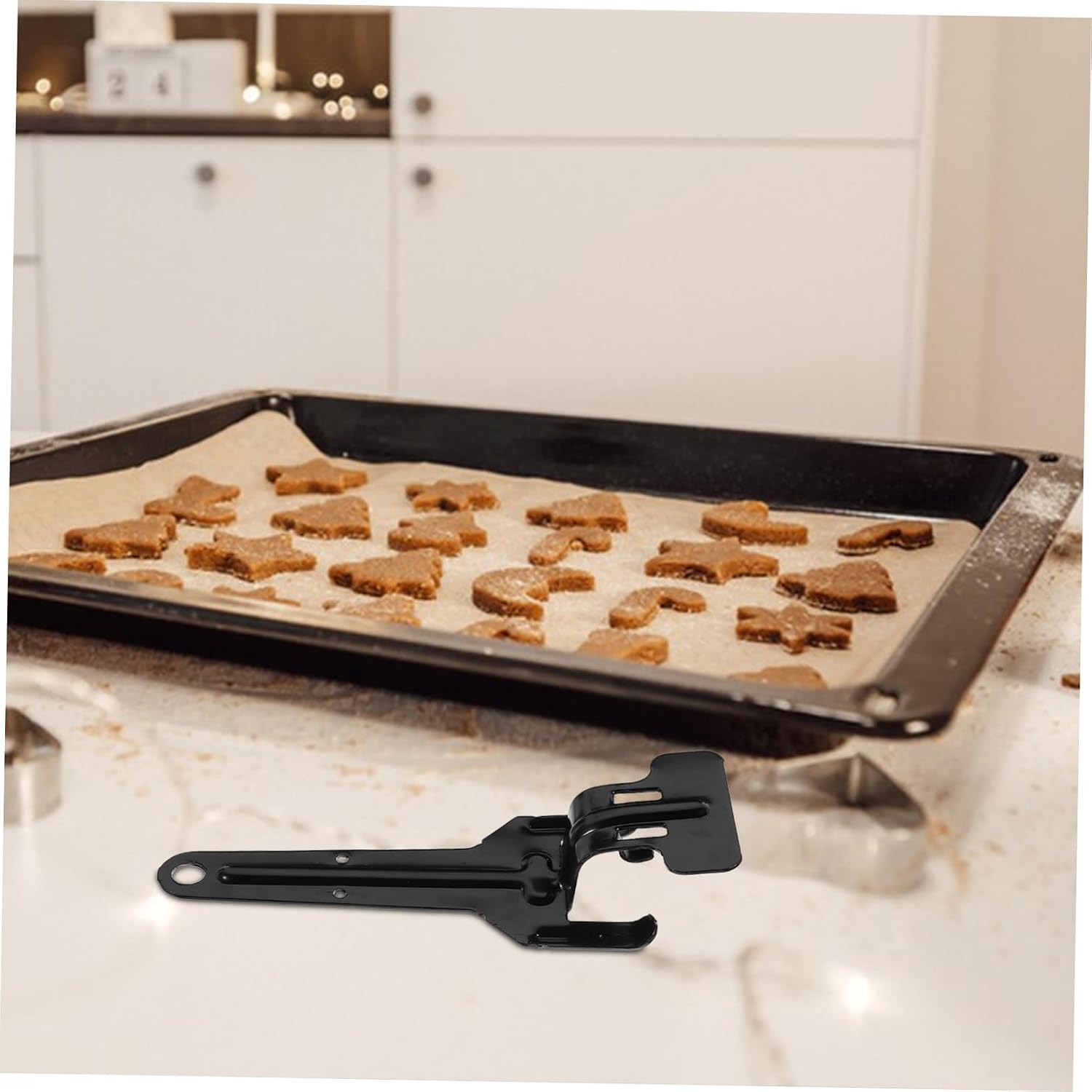 SOLUSTRE 3pcs Space-saving Oven Tray Clip Hot Plate Holder Oven Tray Clips Gripper Pan Hot Baking Clamp