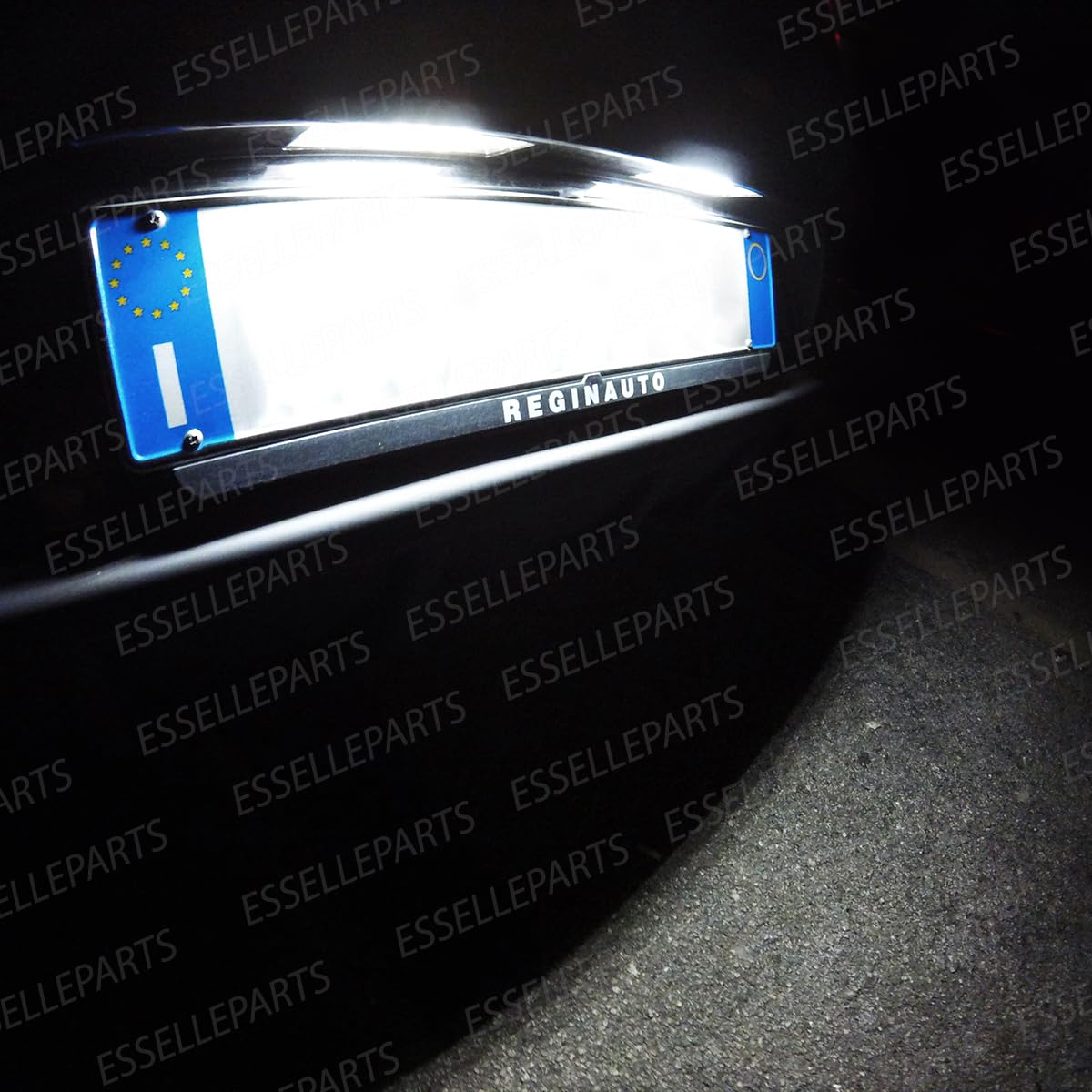 Placchette Luci Targa LED Compatibili con Mini Clubman R55, Countryman R60, Paceman R61, Countryman F60, Cooper F55 F56 F57 18 SMD CANBUS 6000K Bianco Ghiaccio Plug & Play Nessun Errore
