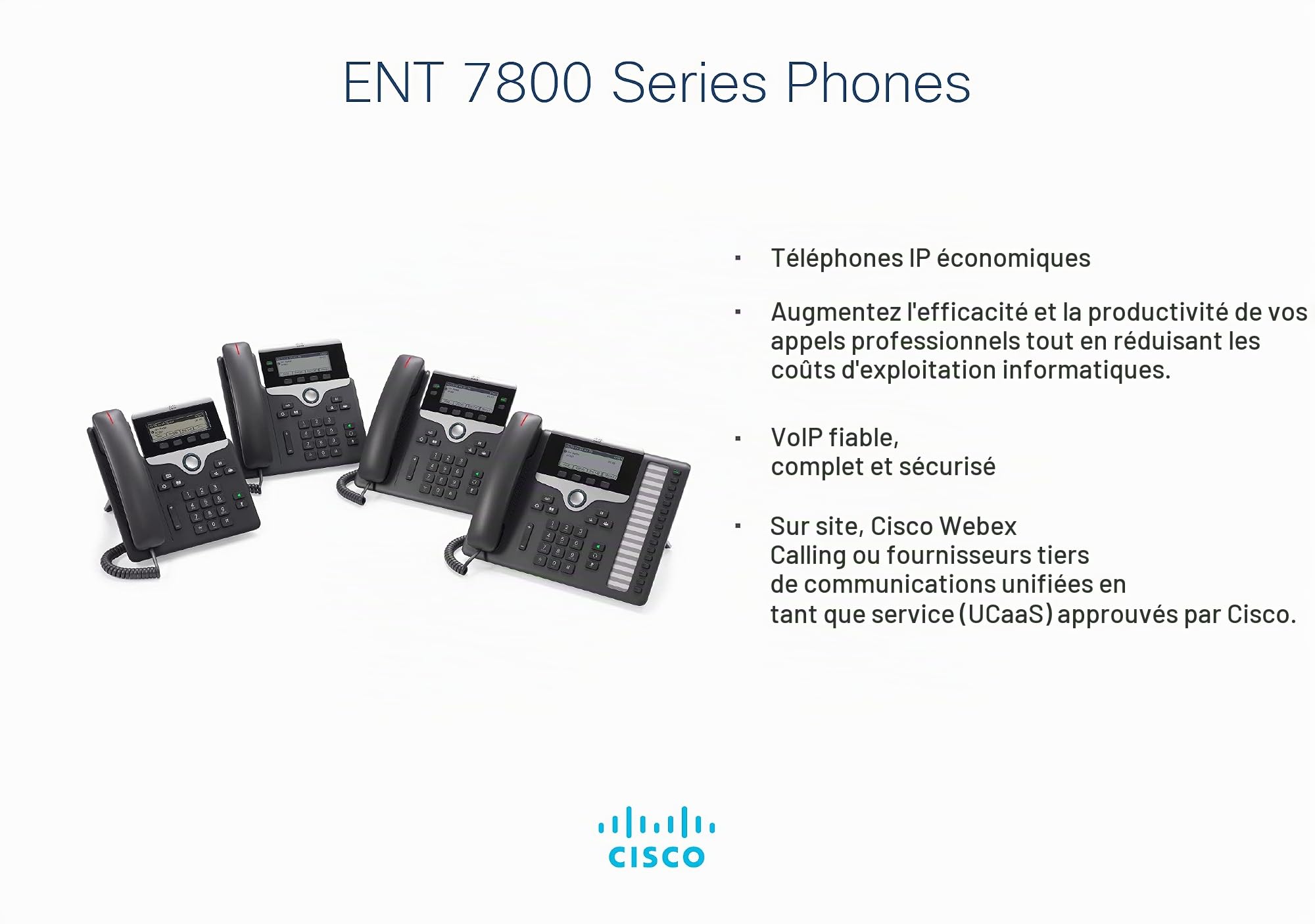 Cisco Téléphonie sur Internet - VoIP 7821