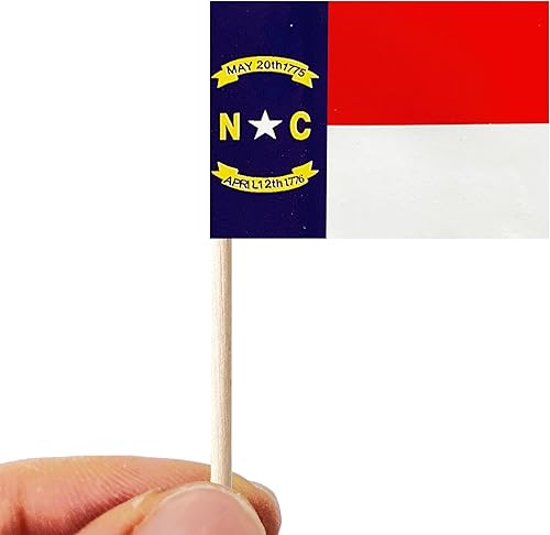 Miniatura 9 de 100 banderas de palillos de dientes del estado de Nueva Jersey de Estados Unidos y Nueva Jersey, mini adornos pequeños para cupcakes de Nueva