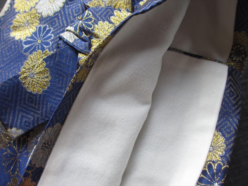 絃用 お箏/お琴ケース 琴袋(丸袋) 青系 T 13絃