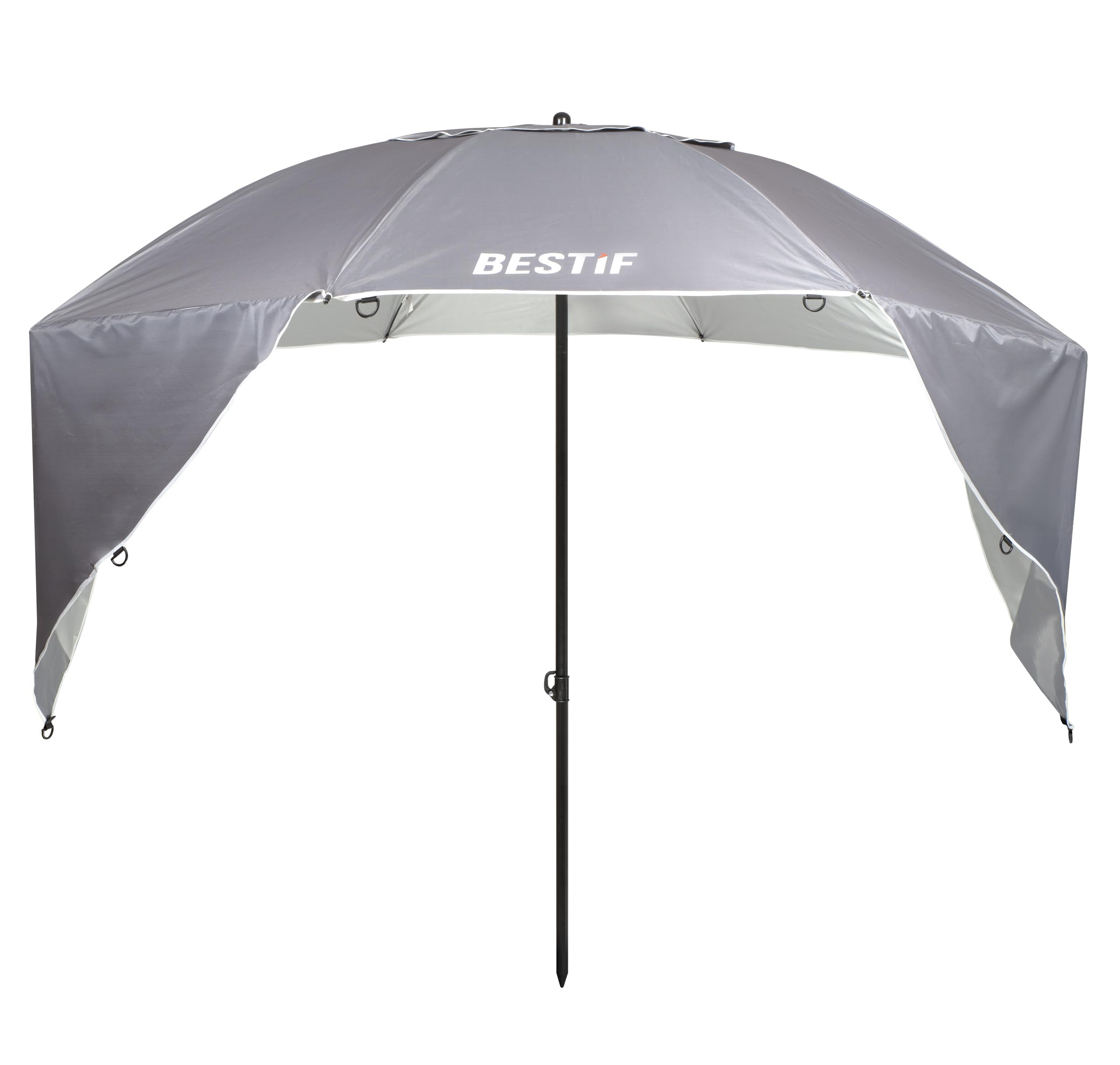 Ombrellone 2 In 1 Da Spiaggia E Giardino - 210x220cm, Protezione UV50+, Alluminio Leggero Con Borsa