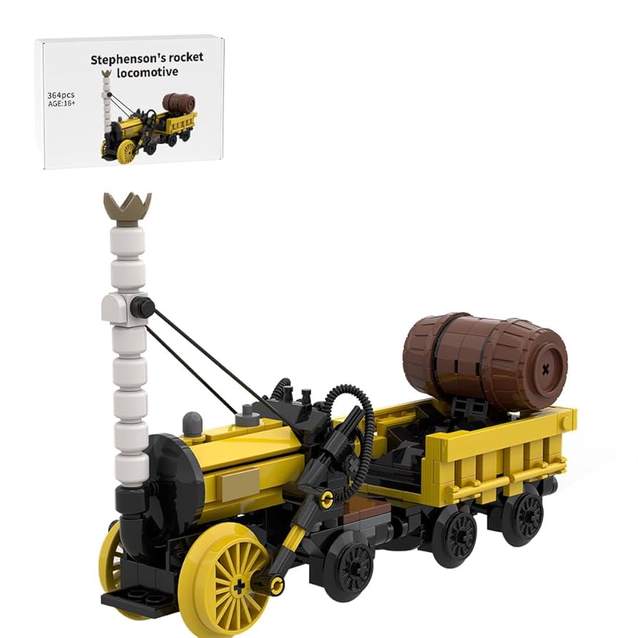 Amazon.com: GoAssemb Stephensons Rocket Locomotive Building