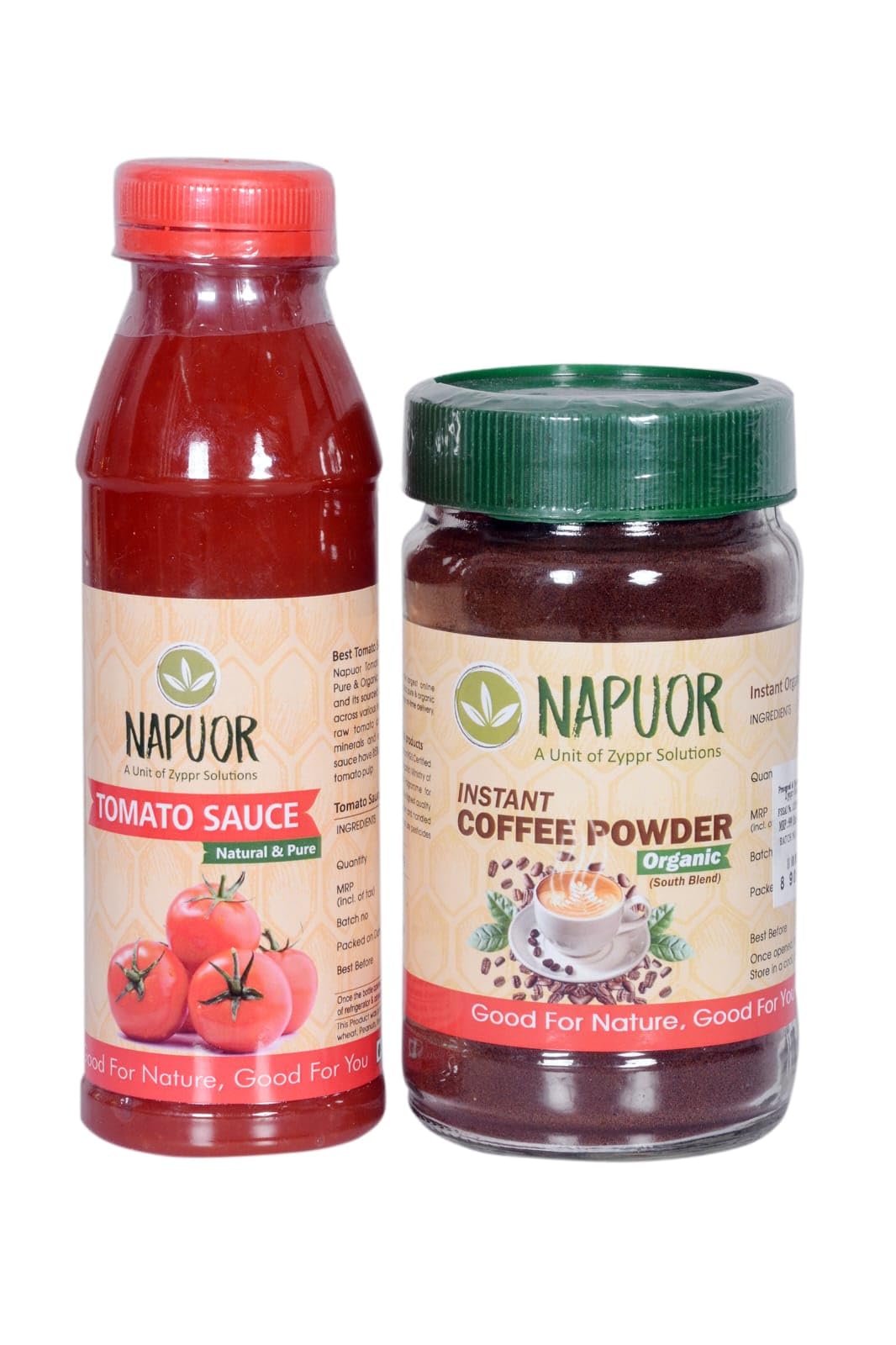 Napuor Tomato Ketchup and Instant Coffee Powder COMBO (Value Pack)