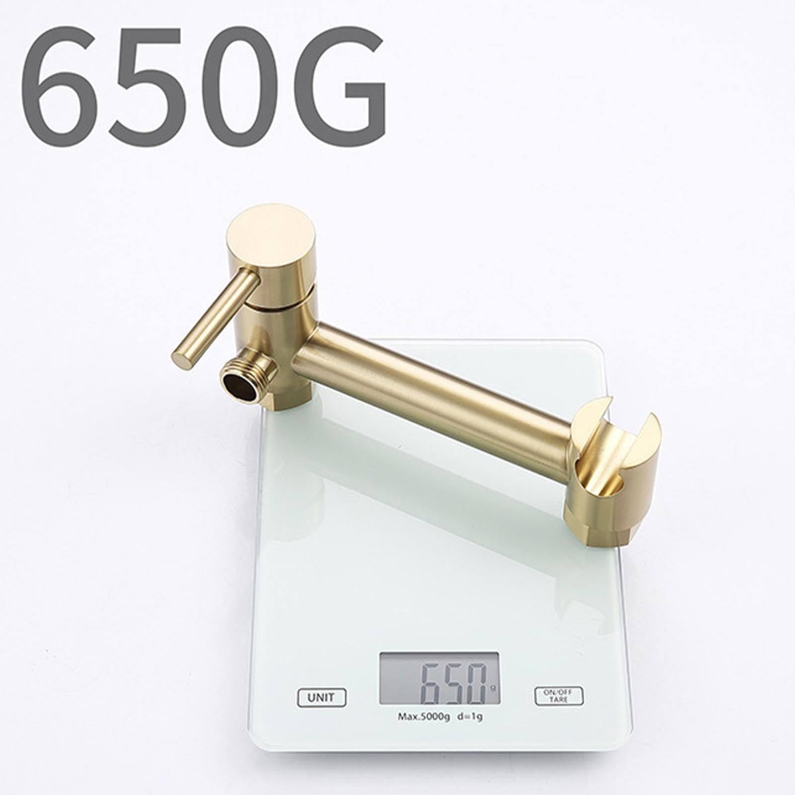 Ducha Bidet para WC Latón Ducha Bidet Caliente o Frío Ducha Higienica para WC con Manguera de Acero Inoxidable de 1,5 m Grifo Bidet para WC Simple Grifo WC para Limpieza de Bebé/Mujer