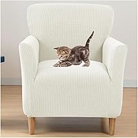 Vista 12 de XMAYODS Funda elástica para silla de club, funda de barril para silla, funda de elastano suave para sillón, funda de sofá extraíble, protector de #1